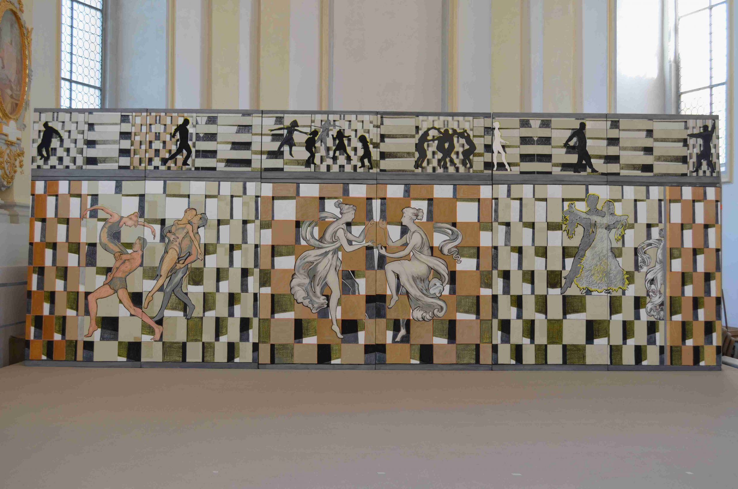 Friederike Schleeh, 2025, Bildinstallation RAMPENLICHT