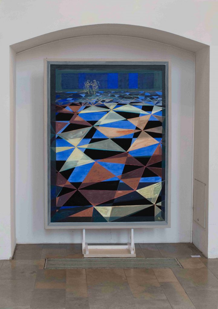 Gemälde aus der Serie "Nischenbilder" der Malerin und Bildhauerin Friederike Schleeh