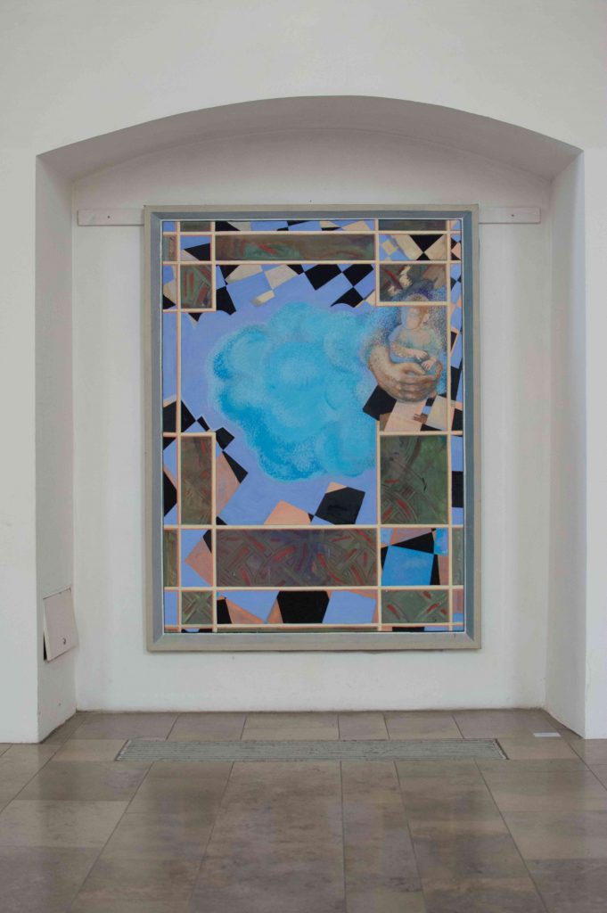 Bild fünf aus der Reihe der Nischenbilder für die Ausstellung "Streben und Schweben"